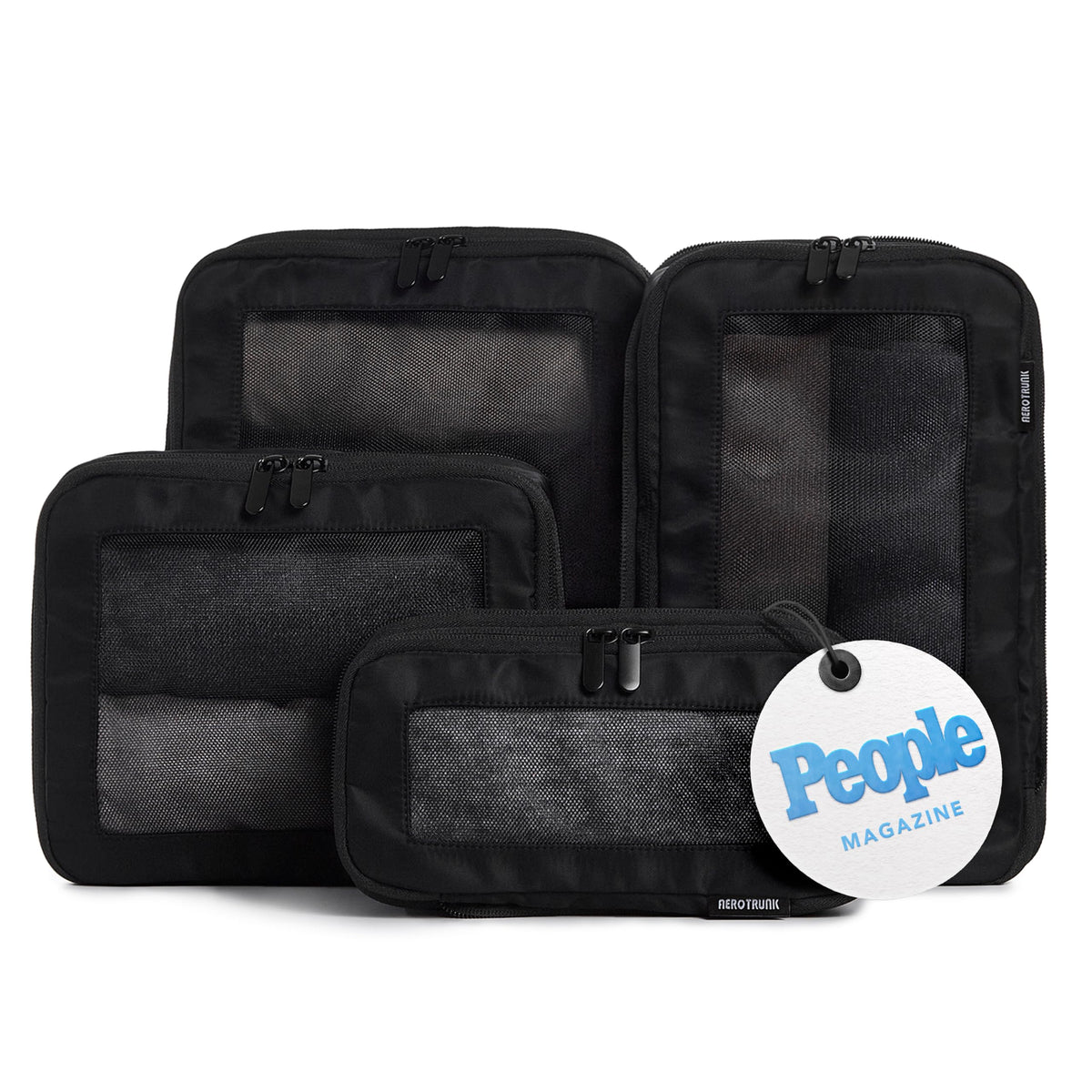 Aerotrunk Compression Packing Cubes for Travel, 4-Pack, Teal
