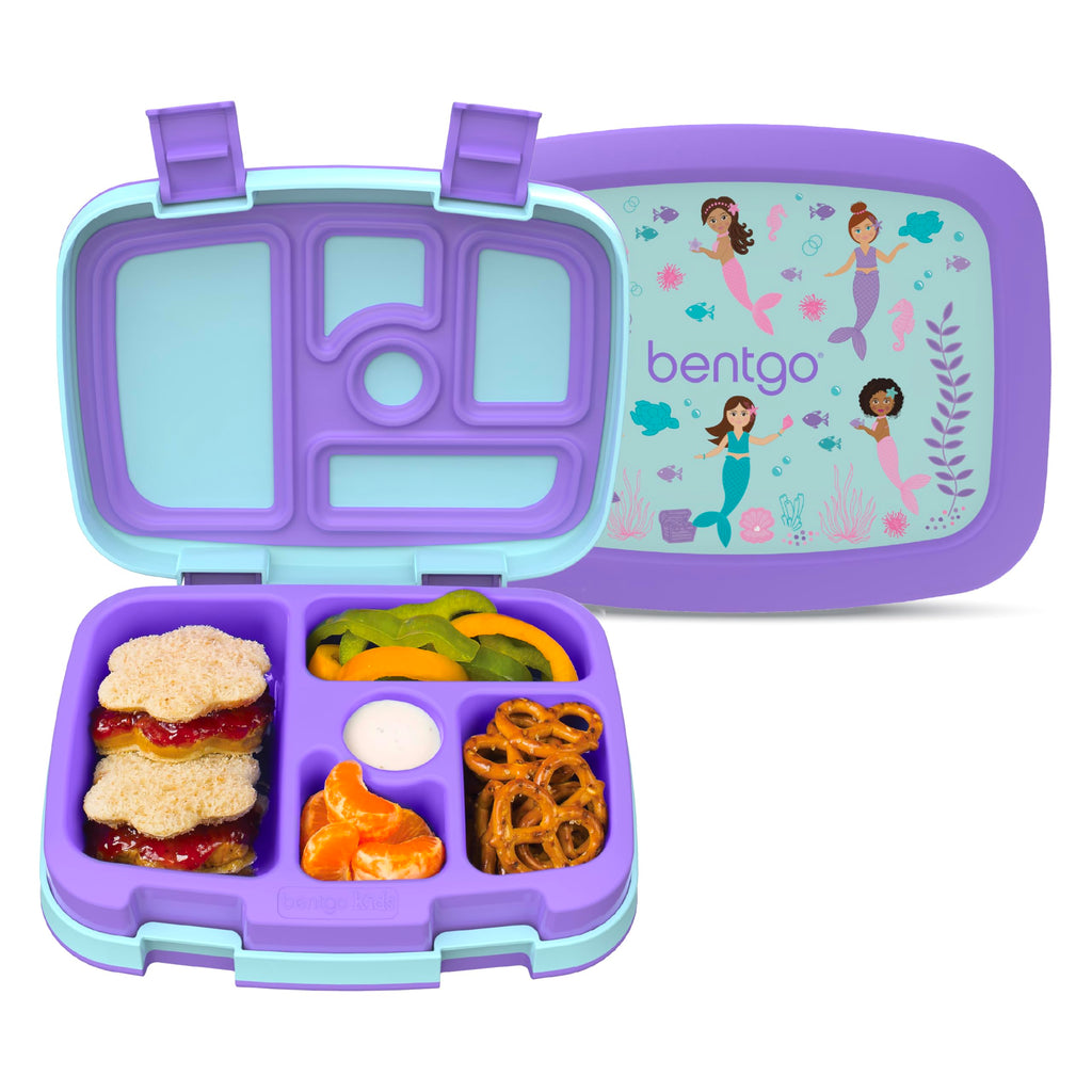 Bentgo Kids Prints Leak-Proof 5-Compartment Bento-Style Kids Lunch Box