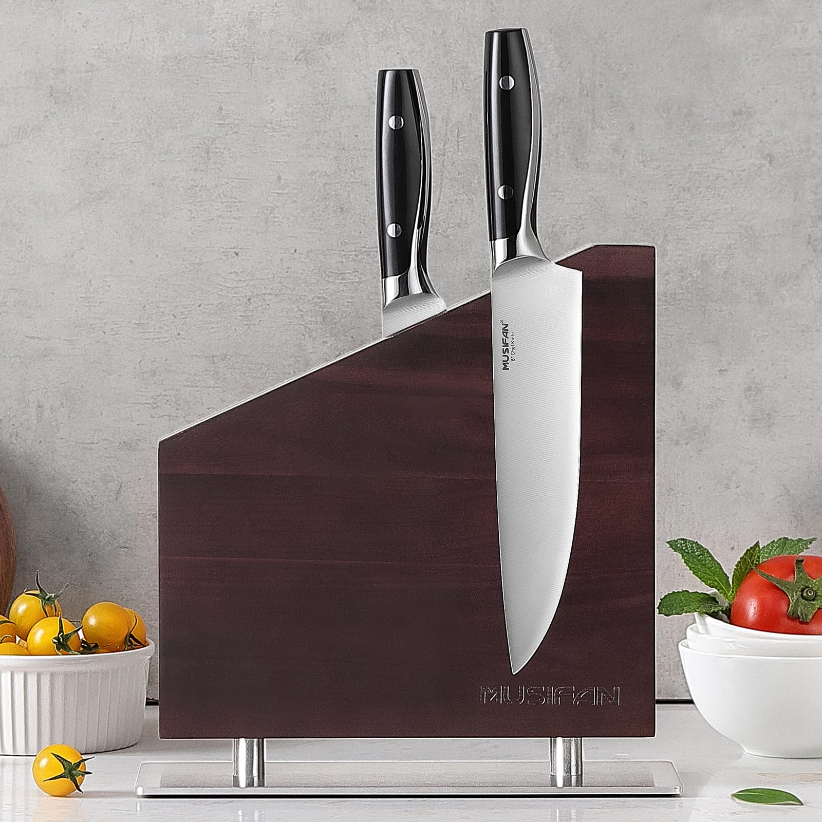 Magnetic Knife Block Without Knives,Magnetic Universal Stands with Strong Enhanced Magnets Strip Kitchen Storage Cutlery Large Organizer ，Knife Holder for Kitchen Organizer