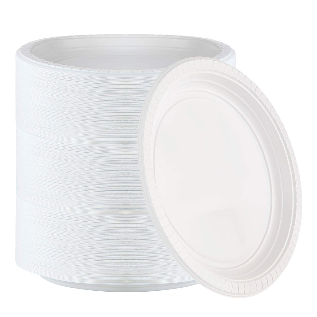 PLASTICPRO Round Plastic 12 ounce Bowls Microwaveable 200 Count