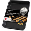 Wrenbury Jelly Roll Pan 15x10 Set of 2 - Non-Stick Baking Sheet Food Safe