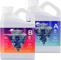 BBDINO Silicone Mold Making Kit, Liquid Silicone for Molds Making 30A Clear, High Strength Silicon Rubber 38.8 Oz, 1:1 by Volume Ideal for Mold Casting of Resin/Jewelry/Candle/Concrete/Plaster