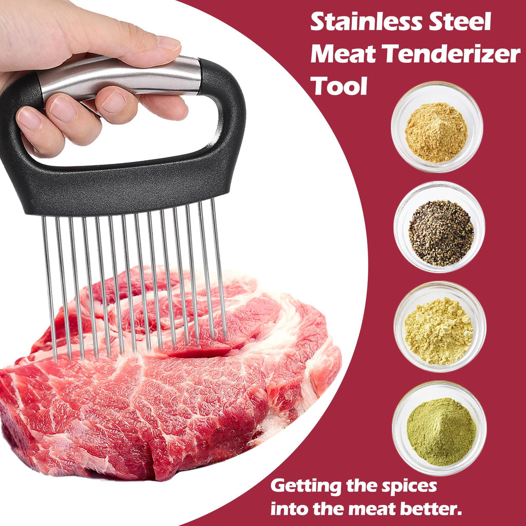 JAYVAR Large Onion Holder for Slicing, 304 Stainless Steel