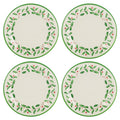 Lenox 863669 Holiday 4-Piece Melamine Dinner Plate Set, Christmas Dinnerware, Hosting