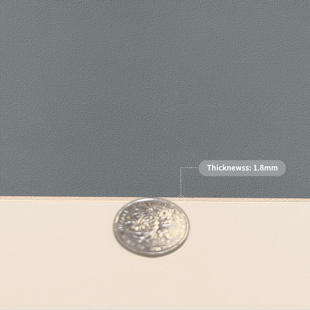 Zinkooat Leather Dresser Cover,1.8mm Thick,14x72 Inch,Dresser Protector Top,Dresser Top Protector,Dresser Cover Top,Dresser Top Cover,Dresser Cover Top for Bedroom.(Beige+Light Gray,14x72)