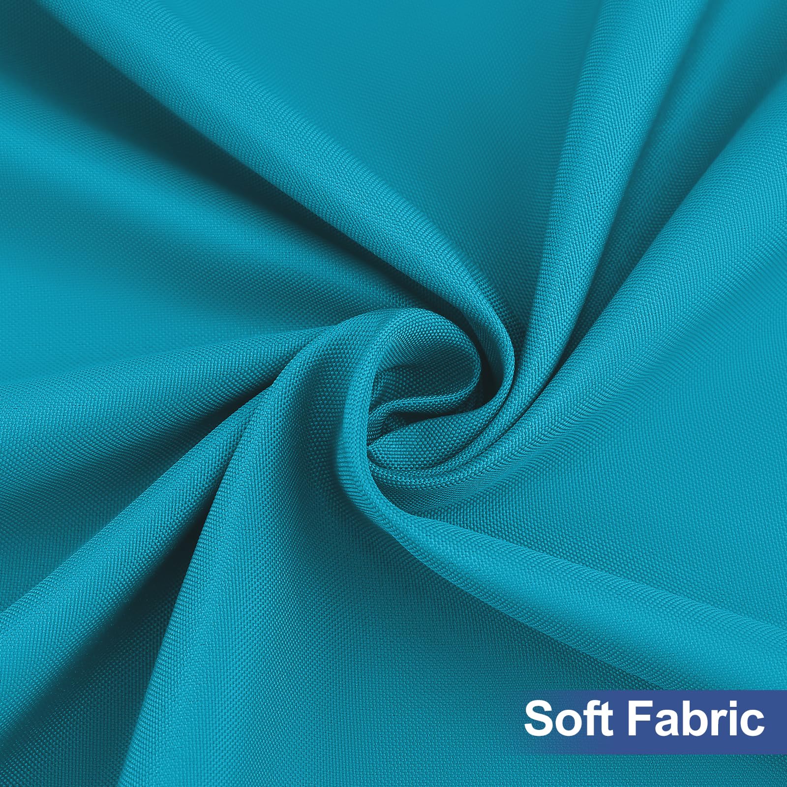 homing Rectangle Table Cloth Cover, Waterproof Polyester Elastic Fitted Tablecloth, Fits for 6 Foot Folding Tables, Washable Table Protector for Picnic, Camping, Outdoor (Teal, 30" x 72")