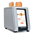 Revolution R180 Connect Touchscreen Smart Toaster with High-Speed InstaGLO Technology – Choose from 6 Bread Types, 7 Browning Levels, & Toastie Press Mode (Stainless Steel, 2-Slice)