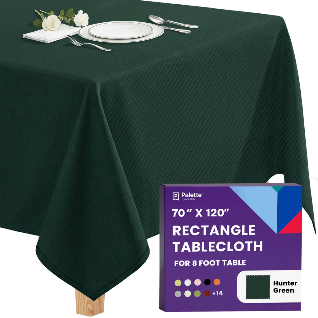 Gee Di Moda Rectangle Tablecloth - 70 x 120 Inch Royal Blue Table Cloth for 6 or 8 Foot Rectangle Tables - Heavy Duty Washable Fabric - for Holiday Party, Dinner, Weddings, Baby Shower & Events