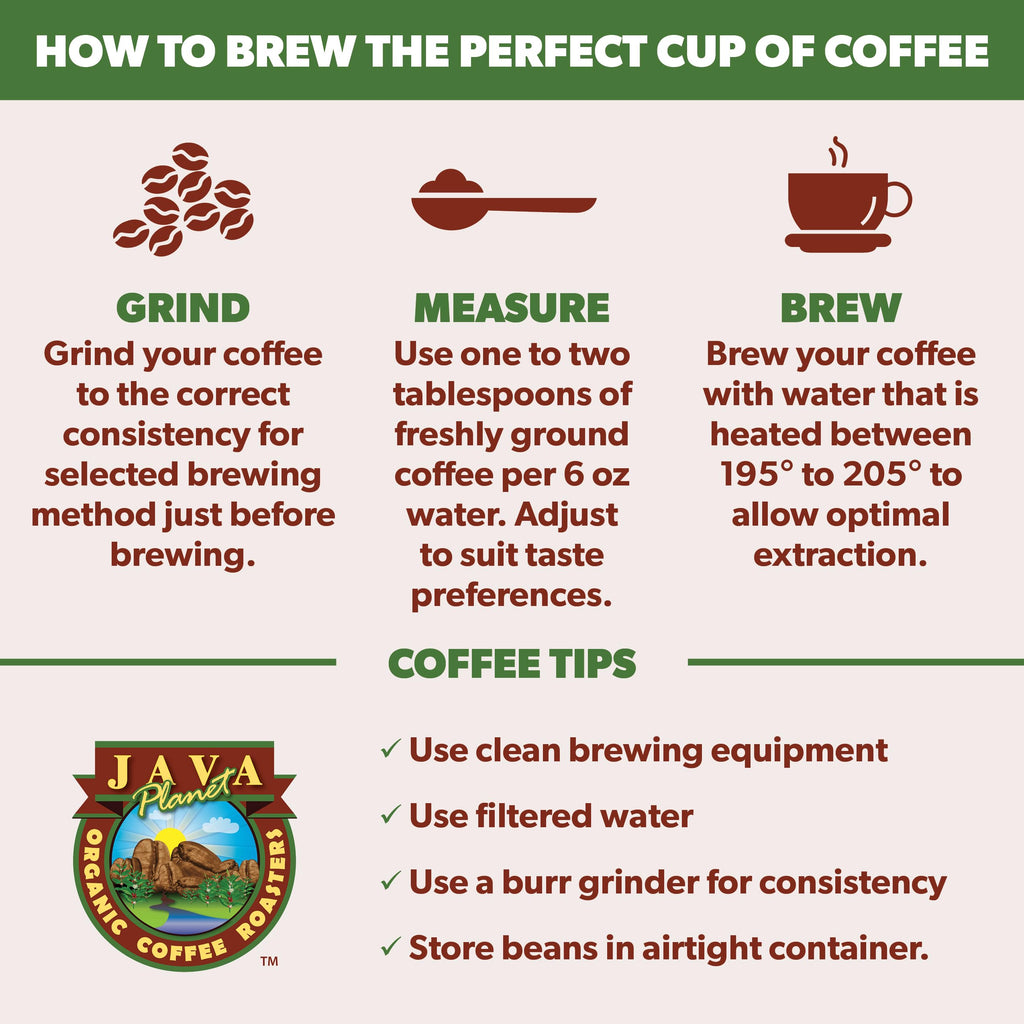 Java Planet Organic Espresso Beans, Whole Bean Dark Roast Coffee, 32 oz