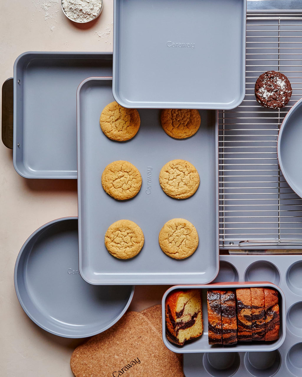 Caraway Non-Stick Ceramic Medium Baking Sheet Duo