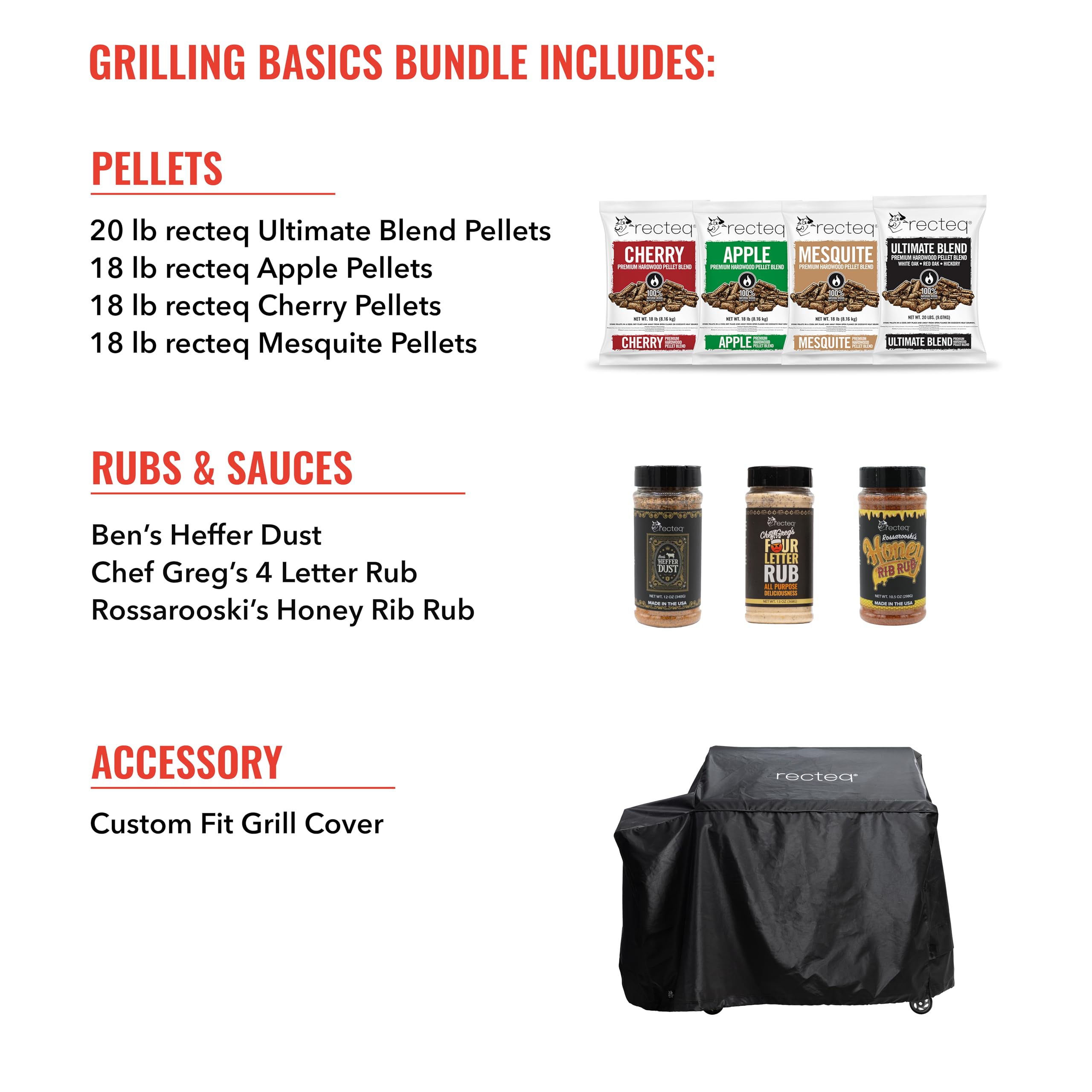 recteq X-Fire Pro 825 Wood Pellet Smoker Grill, Wi-Fi Electric Pellet Grills, Dual Cooking Modes for Hot and Fast + Low and Slow Cooking (Grill + Basics Bundle)