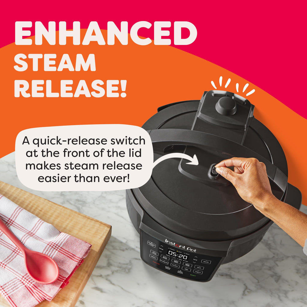 Instant Pot Rio Wide 7.5 Qt 7-in-1 Electric Pressure Cooker, WhisperQuiet