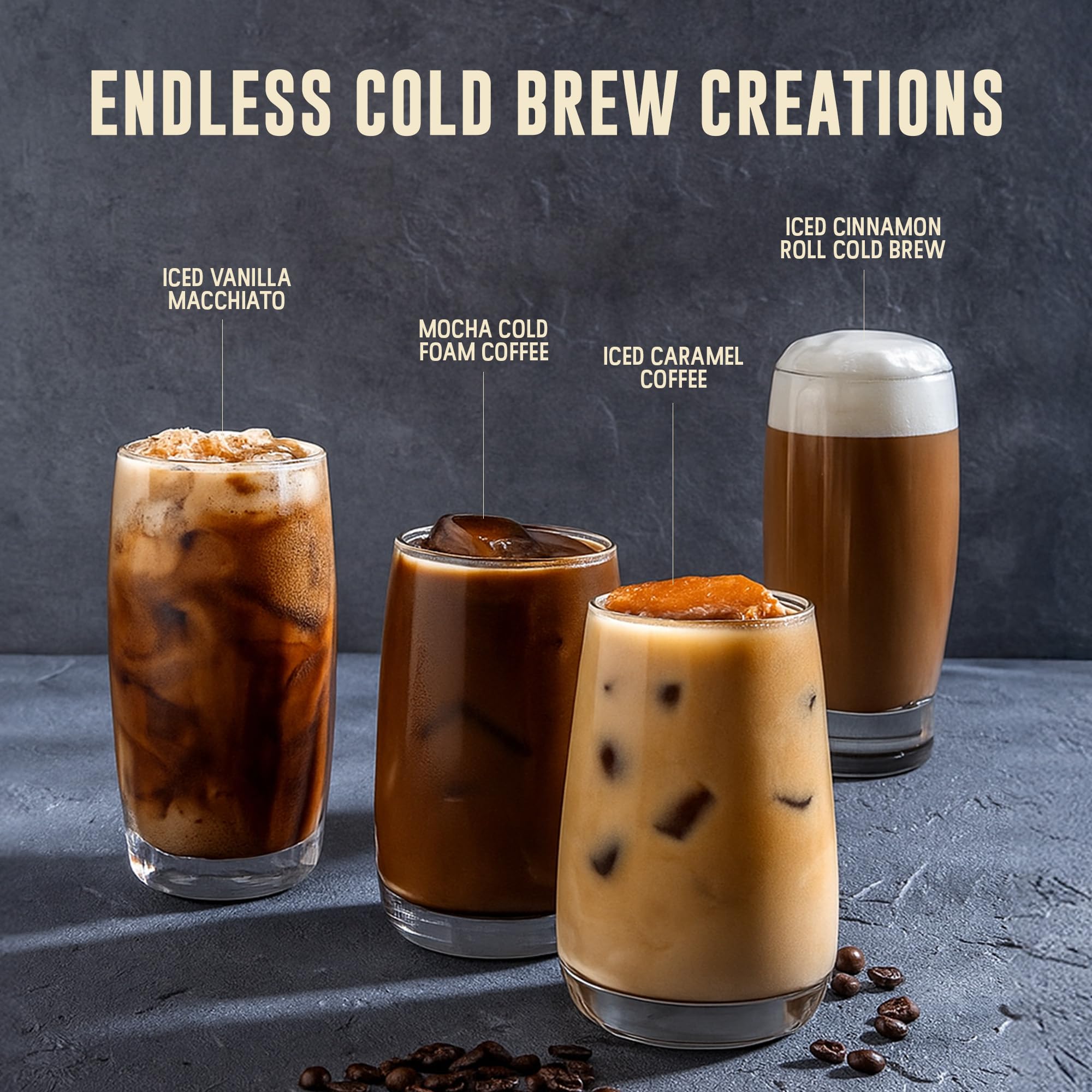 French Vanilla - 2 lb bag - Flavored Cold Brew Coffee - Inspired Coffee Co. - Coarse Ground Coffee