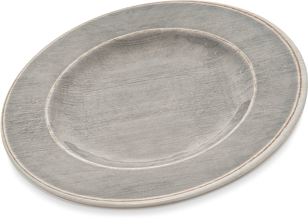 CFS 6400418 Grove Melamine Charger, 12.5", Smoke