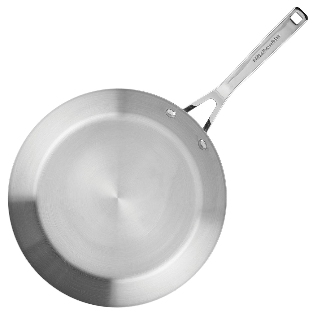 KitchenAid Stainless Steel Cookware Induction Pots and Pans Set, 10-Piece
