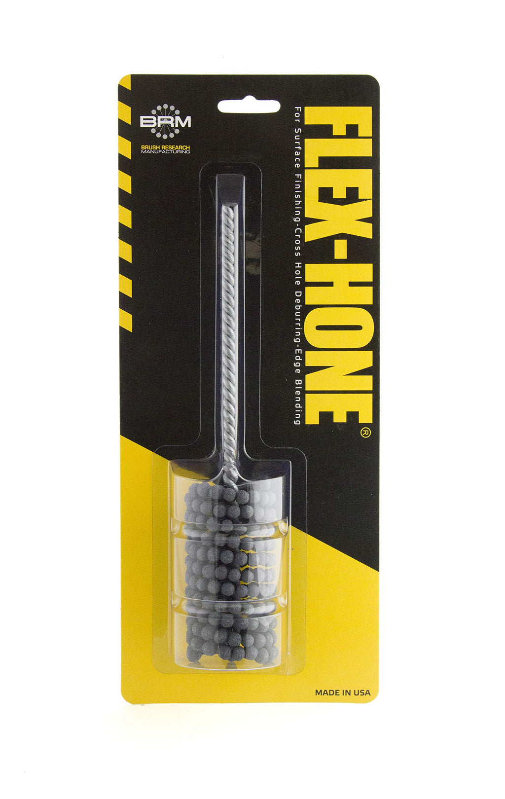 Brush Research BC11424 FLEX-HONE®, 1-1/4" (31.8mm) Diameter, 240 Grit, Silicon Carbide, For Mild Steel, Stainless Steel, Cast Iron and Softer Ferrous Materials
