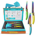 TruChef Kids Knife Set for Real Cooking, Skin Safe, 7 Pcs, Ages 3-12