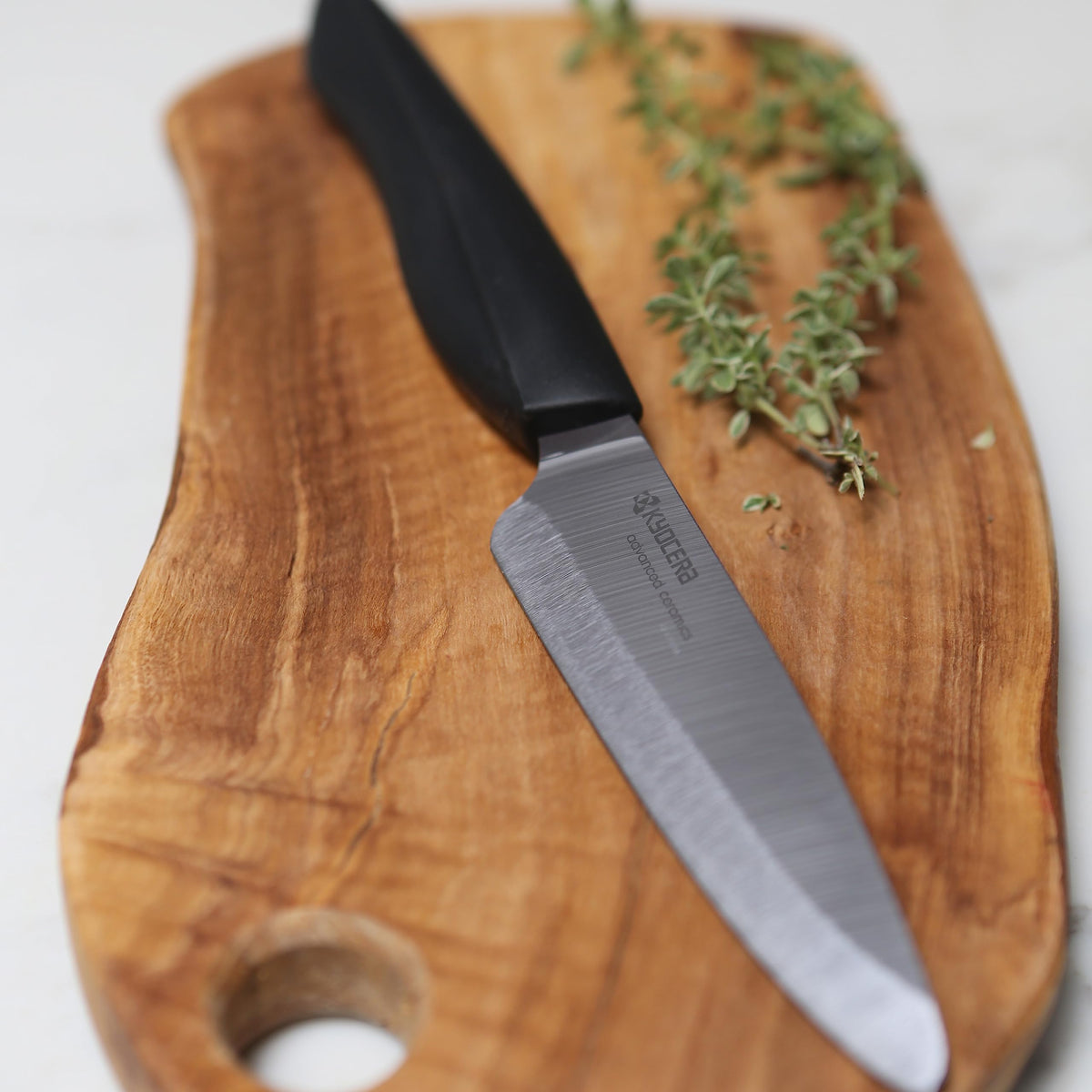 KYOCERA INNOVATIONblack 4-Piece Kitchen Knife Set: Essential Ceramic Blades