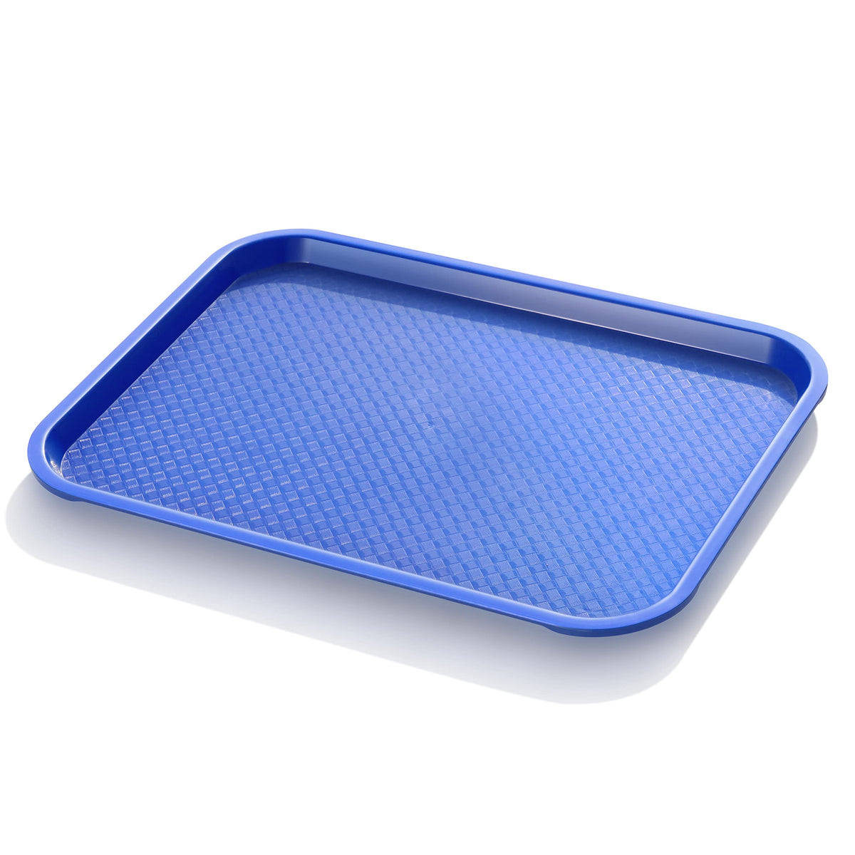 New Star Foodservice Fast Food Tray, 12 x 16 Inch, Blue, Set of 12
