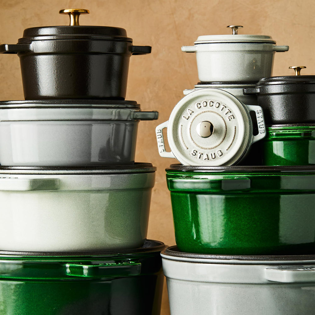 Staub Cast Iron 4-qt Round Dutch Oven - Basil