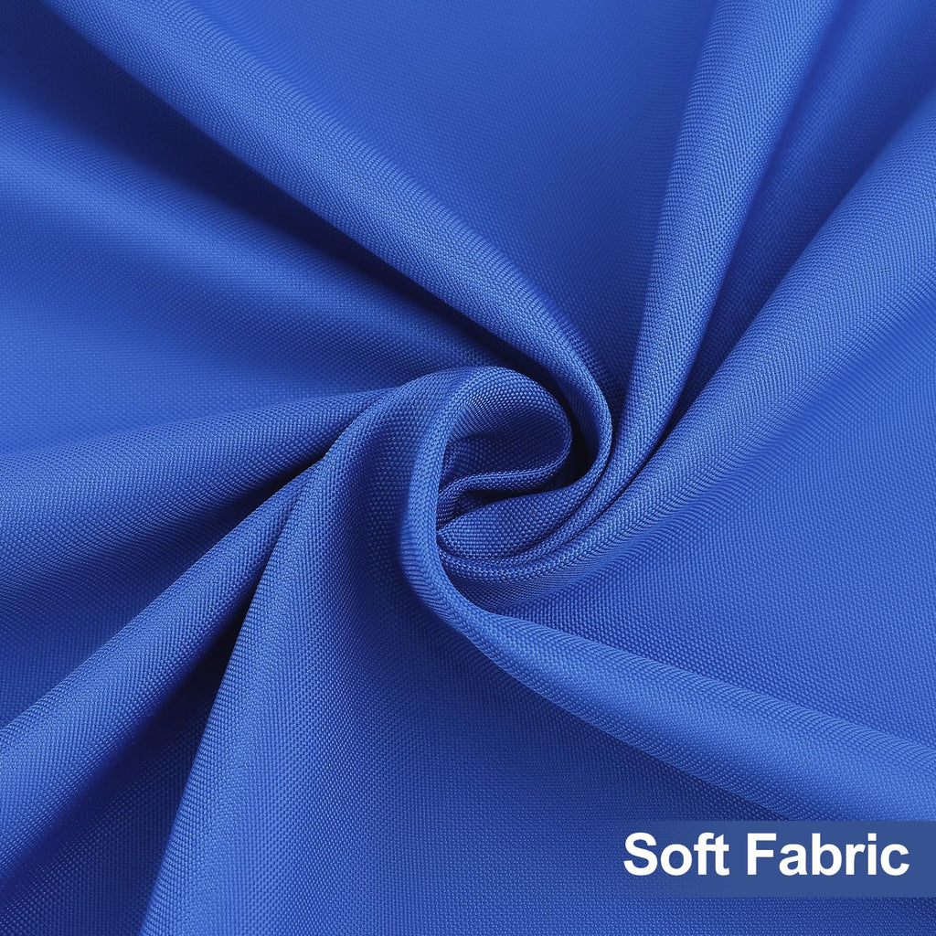homing Rectangle Table Cloth Cover, Water-Resistant Polyester Elastic Fitted Tablecloth, Fits for 4 Foot Folding Tables, Washable Table Protector for Picnic, Camping, Outdoor (Blue, 24" x 48")