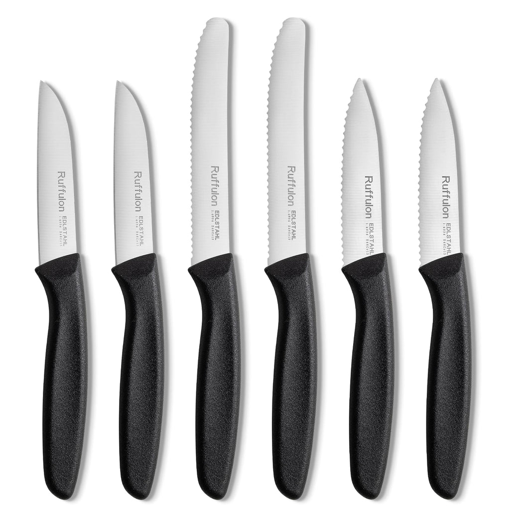 Vegetable and Fruit Knives set,Sharp Serrated Paring Knife,Ergonomic Handle