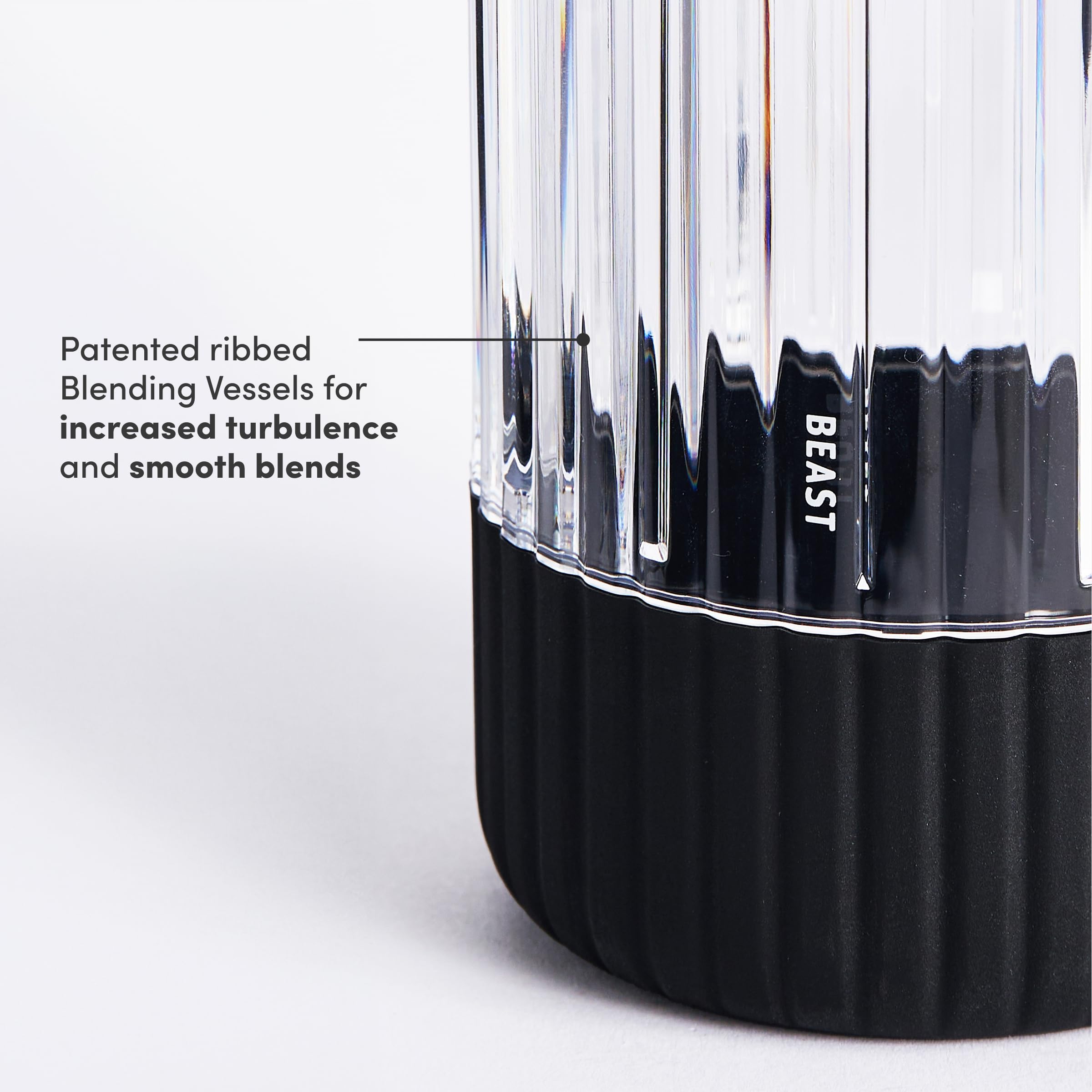 Beast Mini Blender Plus, Countertop Blender, Carbon Black, 600W