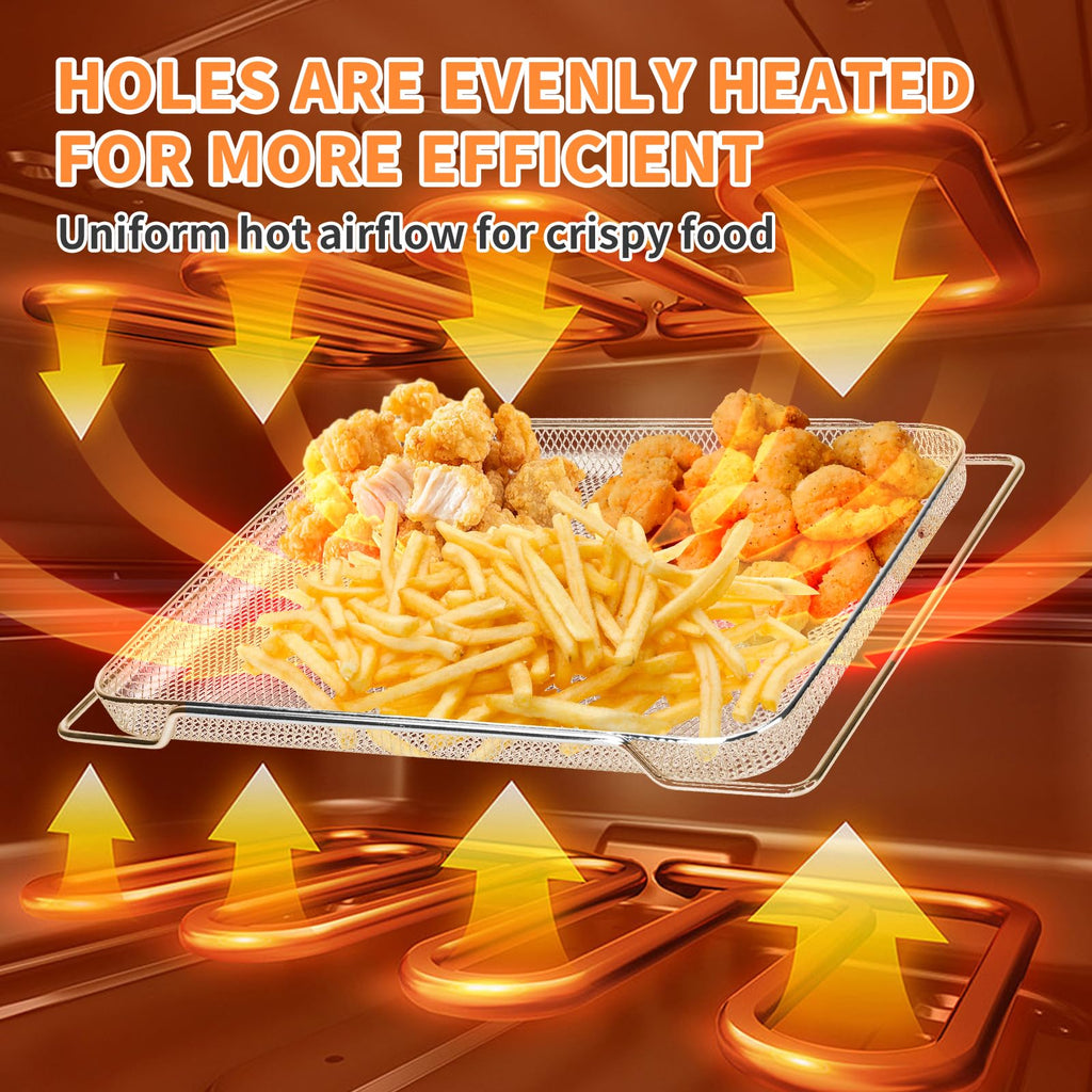 SHIKORI Non-Stick Ceramic Baking Sheet Set of 2 (Baking Sheet & Grill Net)