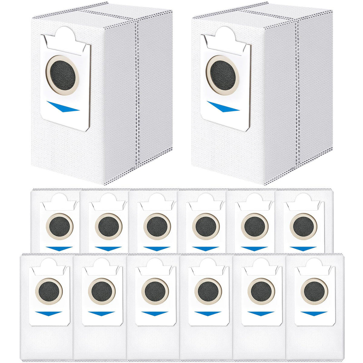 Bluearks 14 Pack T30S(Not Combo) X2 /Pro/Omni X5 Omni Dust Bags Kit