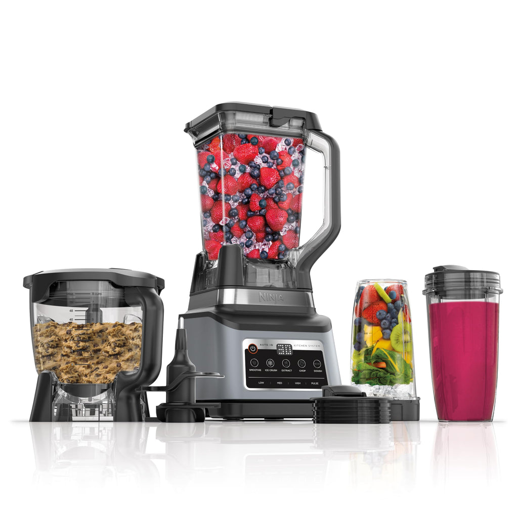 Ninja BN751 Professional Plus DUO Blender, 1400 Peak Watts, 3 Auto-IQ Programs for Smoothies, Frozen Drinks & Nutrient Extractions, 72-oz. Total Crushing Pitcher & (2) 24 oz. To-Go Cups, Black