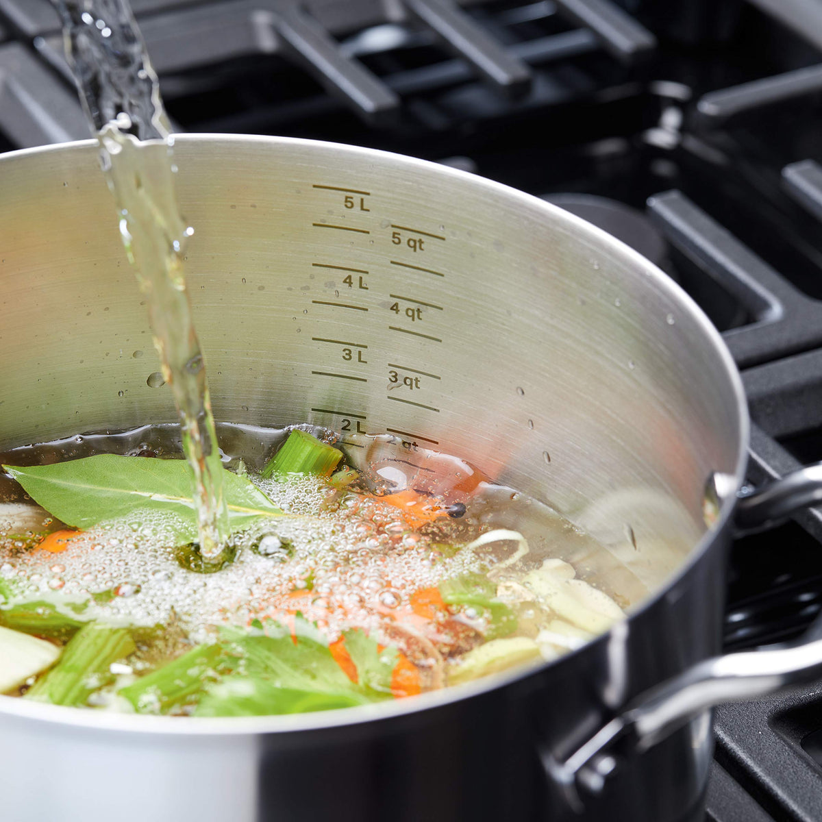 KitchenAid Stainless Steel Cookware Induction Pots and Pans Set, 10-Piece
