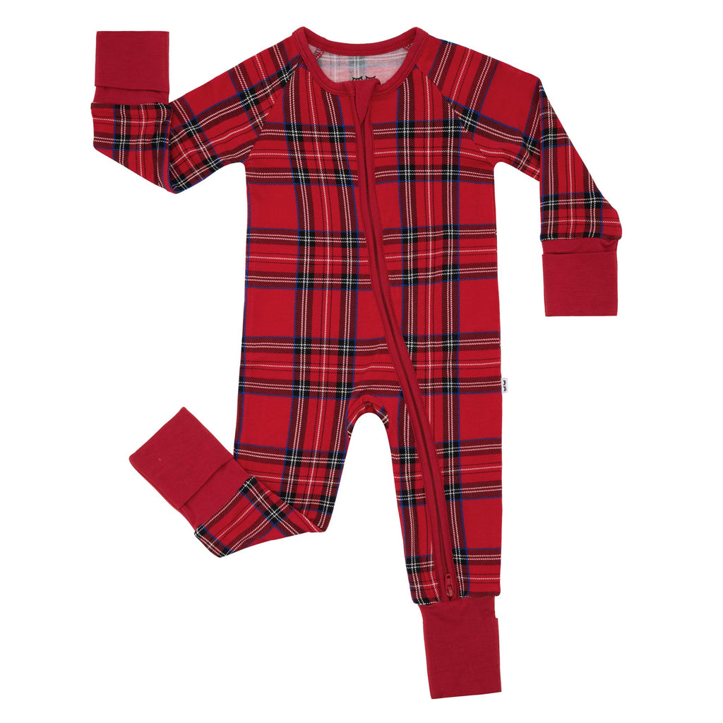 Little Sleepies Baby Christmas Pajamas, Holiday Plaid, 3-6 months