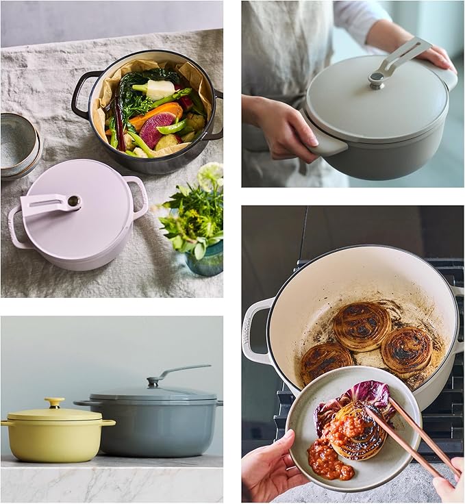 Vermicular Oven Pot 2.0 | Lightweight Enameled Cast Iron Pot | 26cm (5.9 Qt) | Non-Toxic | Induction-compatible | Dutch Oven | Made in Japan | Matte Black