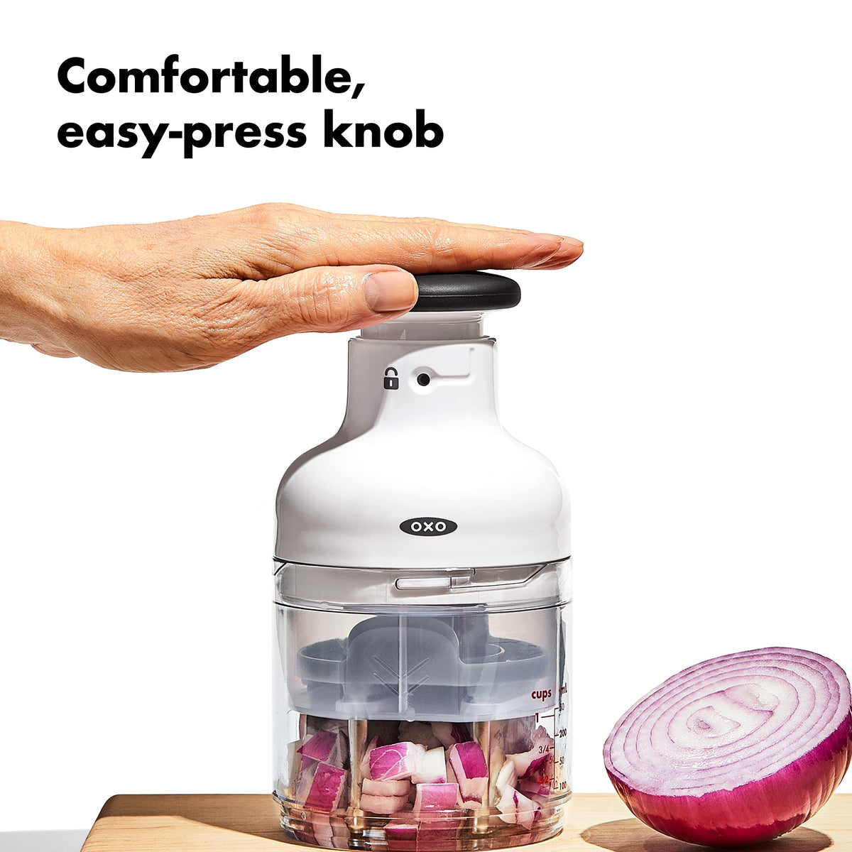 OXO Good Grips Vegetable Chopper with Easy-Grip Handle for Meal Prep