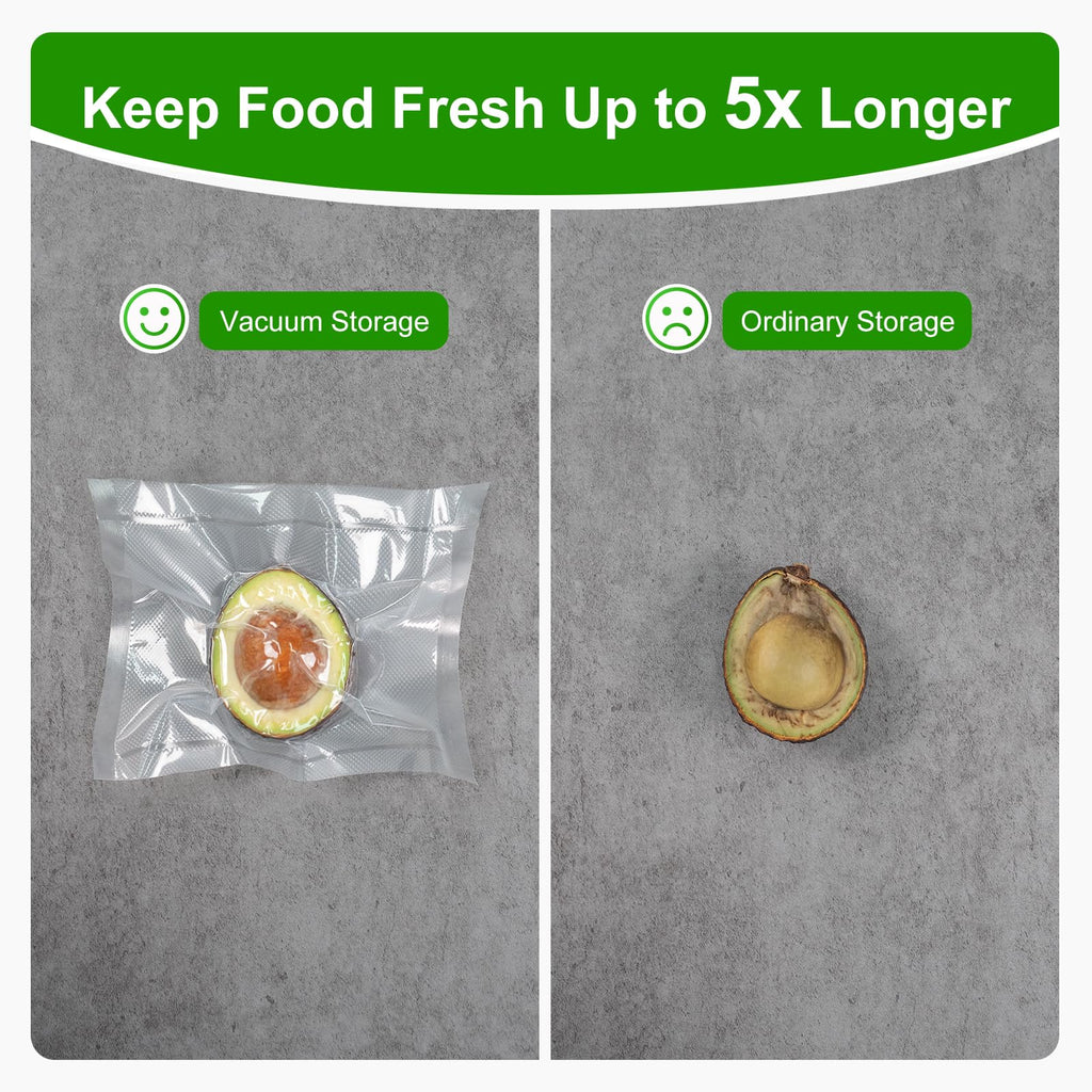 Ultrean 8" x 150' Vacuum Seal Roll Keeper with Cutter, Commercial Grade Vacuum Sealer Bags for Food Saver,BPA Free,Ideal for Storage, Meal Prep and Sous Vide