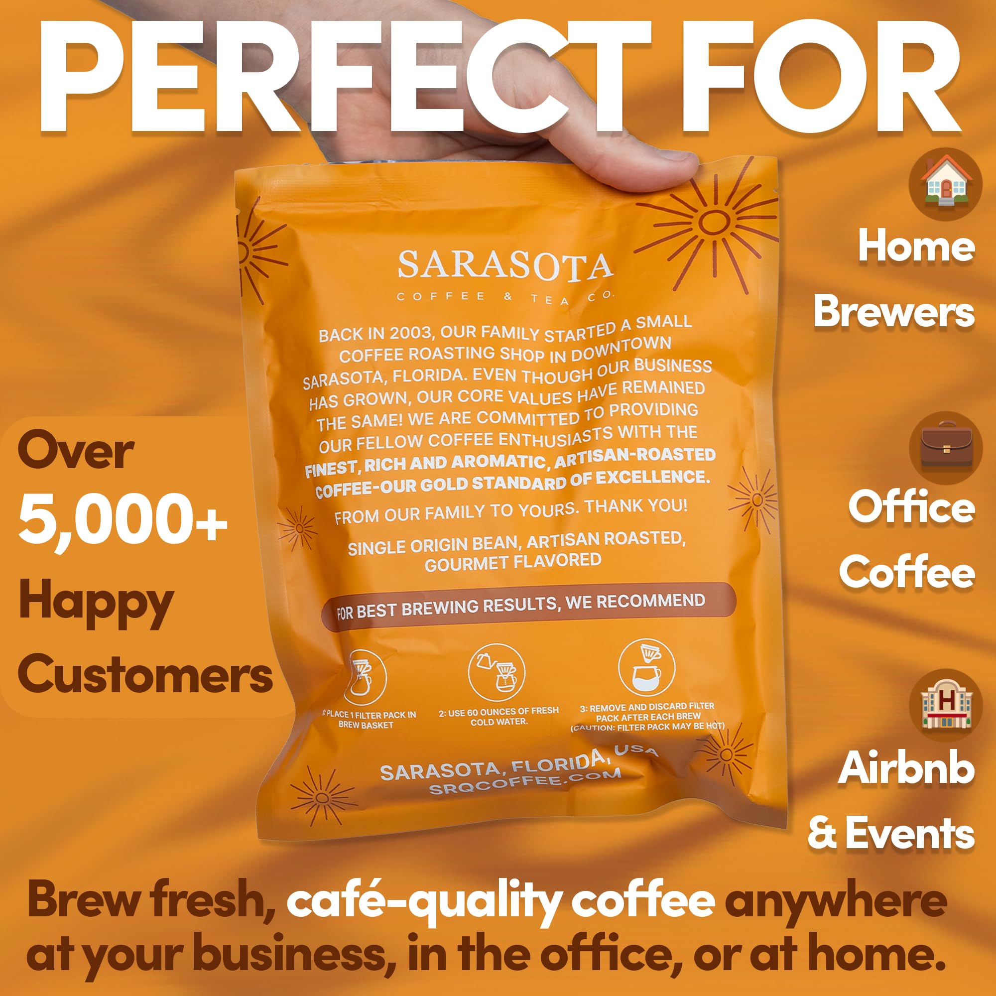 Ground Flavored Coffee In Filter Packs | Medium Roast Low Acid Mold Free Pouches | Butter Pecan Crunch Sampler Packets | Gourmet Powder Bags for 10–12 Cup Drip Maker | Highest Rated Individual Premeasured Coffee