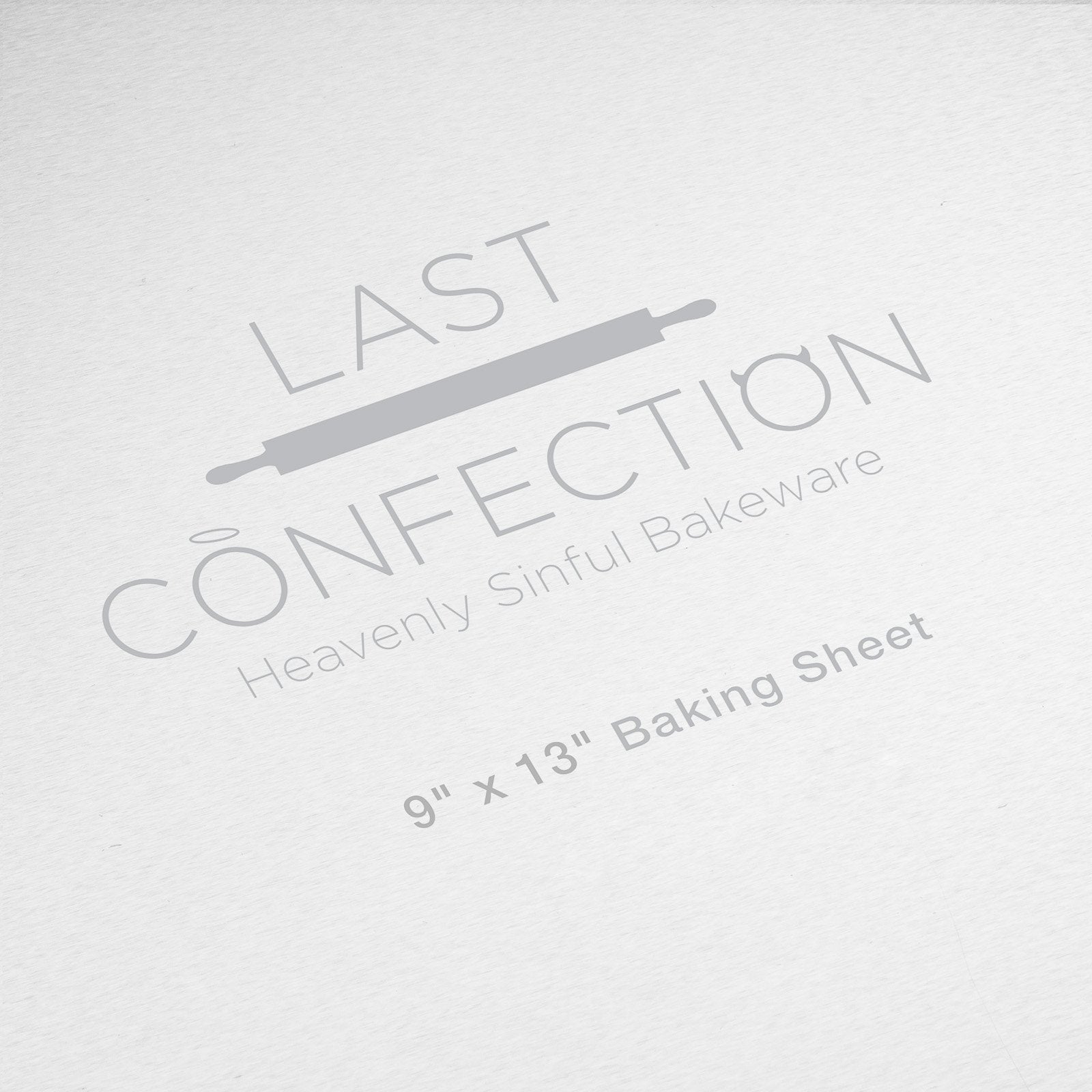 Last Confection 6 Cookie Baking Sheets 9" x 13" - Small Rimmed Aluminum Jelly Roll Trays - Quarter Sheet Pans