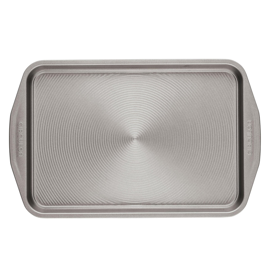 Circulon Total Bakeware Nonstick Cookie Baking Sheet, 10" x 15", Dark Gray