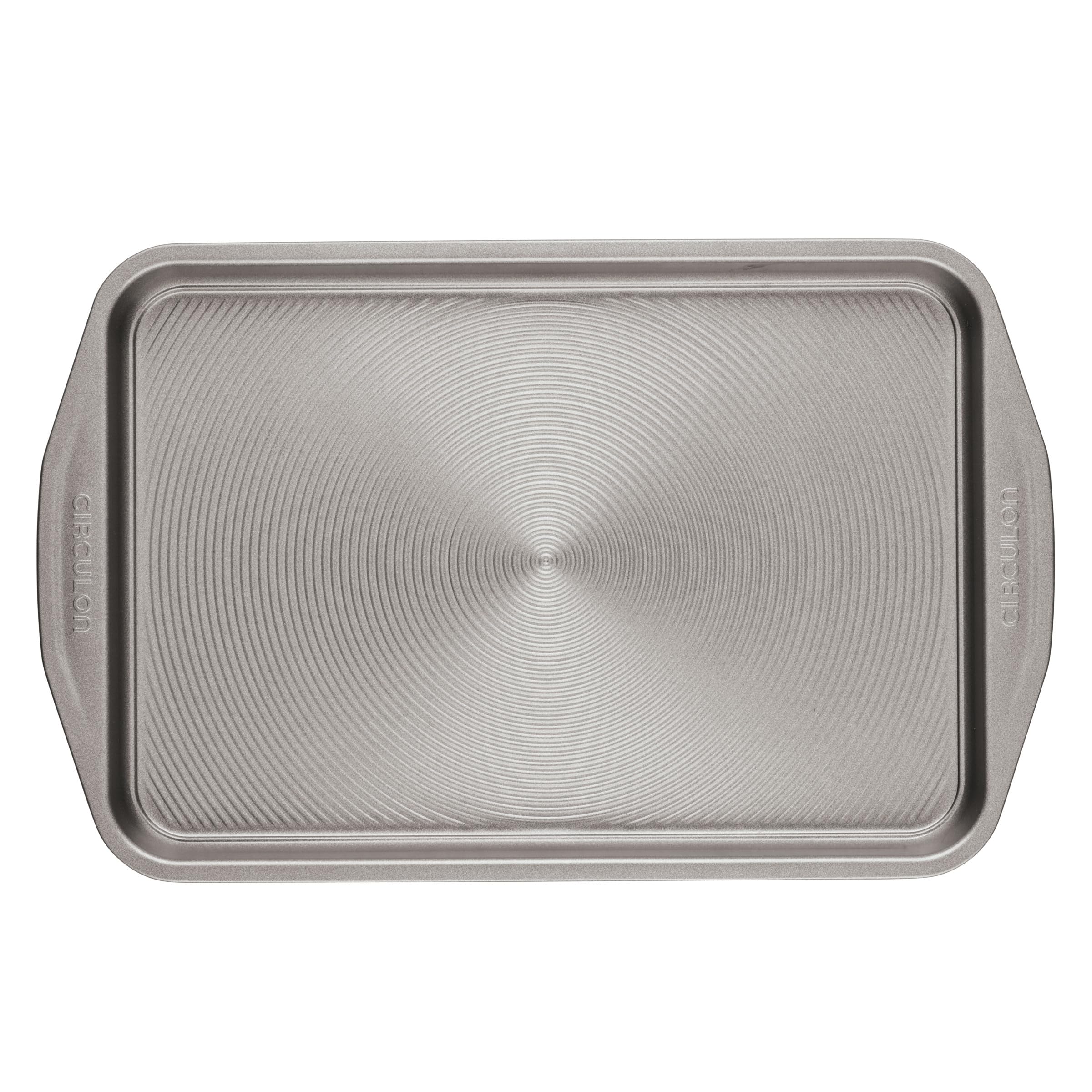 Circulon Total Bakeware Nonstick Cookie Baking Sheet, 10" x 15", Dark Gray