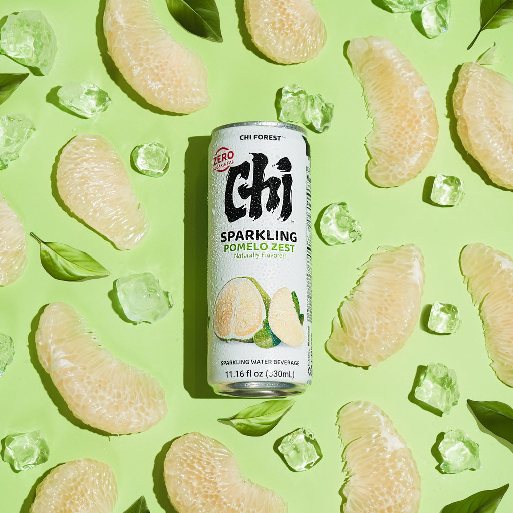 CHI FOREST Mango Sparkling Water Beverage, Zero Sugar Drinks, Zero Artificial Flavor, 11.16 fl oz Cans (Pack of 24)