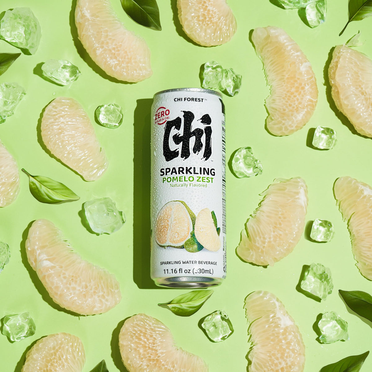 CHI FOREST Mango Sparkling Water Beverage, Zero Sugar Drinks, Zero Artificial Flavor, 11.16 fl oz Cans (Pack of 24)