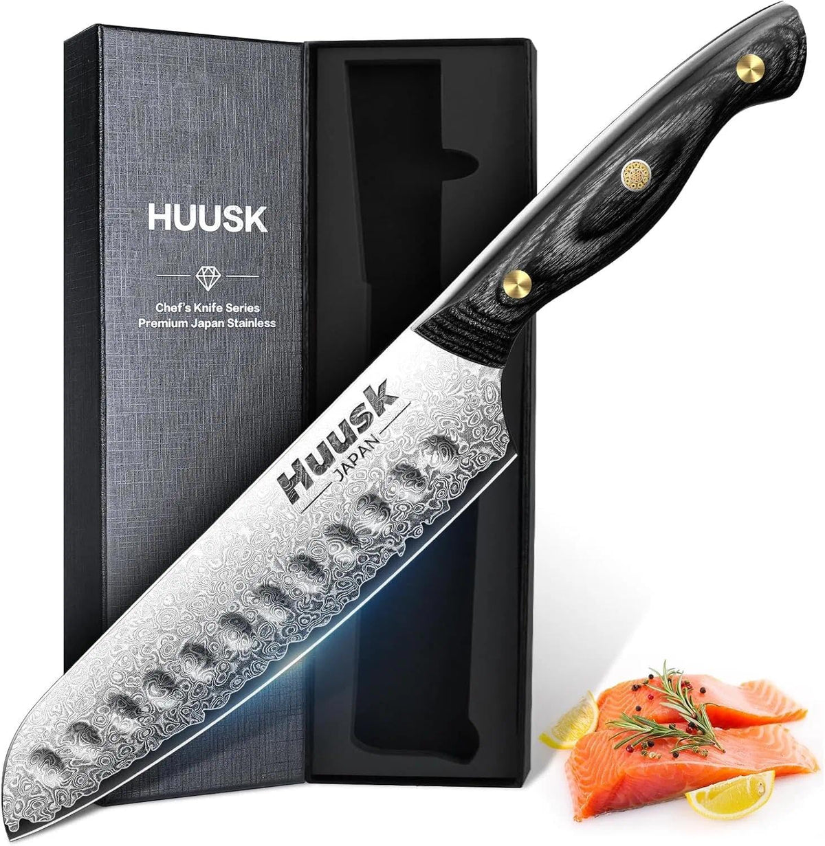 Huusk Viking Boning Knife 6 inch, Japanese Boning Knives for Meat Cutting