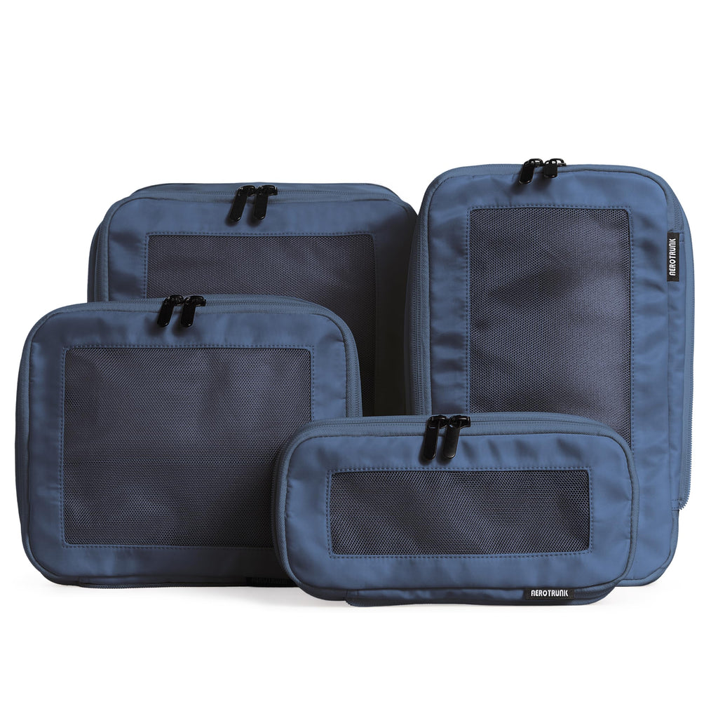 Aerotrunk Compression Packing Cubes for Travel, 4-Pack, Teal