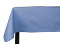 Yourtablecloth Heavy Duty Vinyl Rectangle or Square Tablecloth – 6 Gauge Heavy Duty Tablecloth – Flannel Backed – Wipeable Tablecloth with Vivid Colors & Many Sizes 52 x 90 Sky Blue