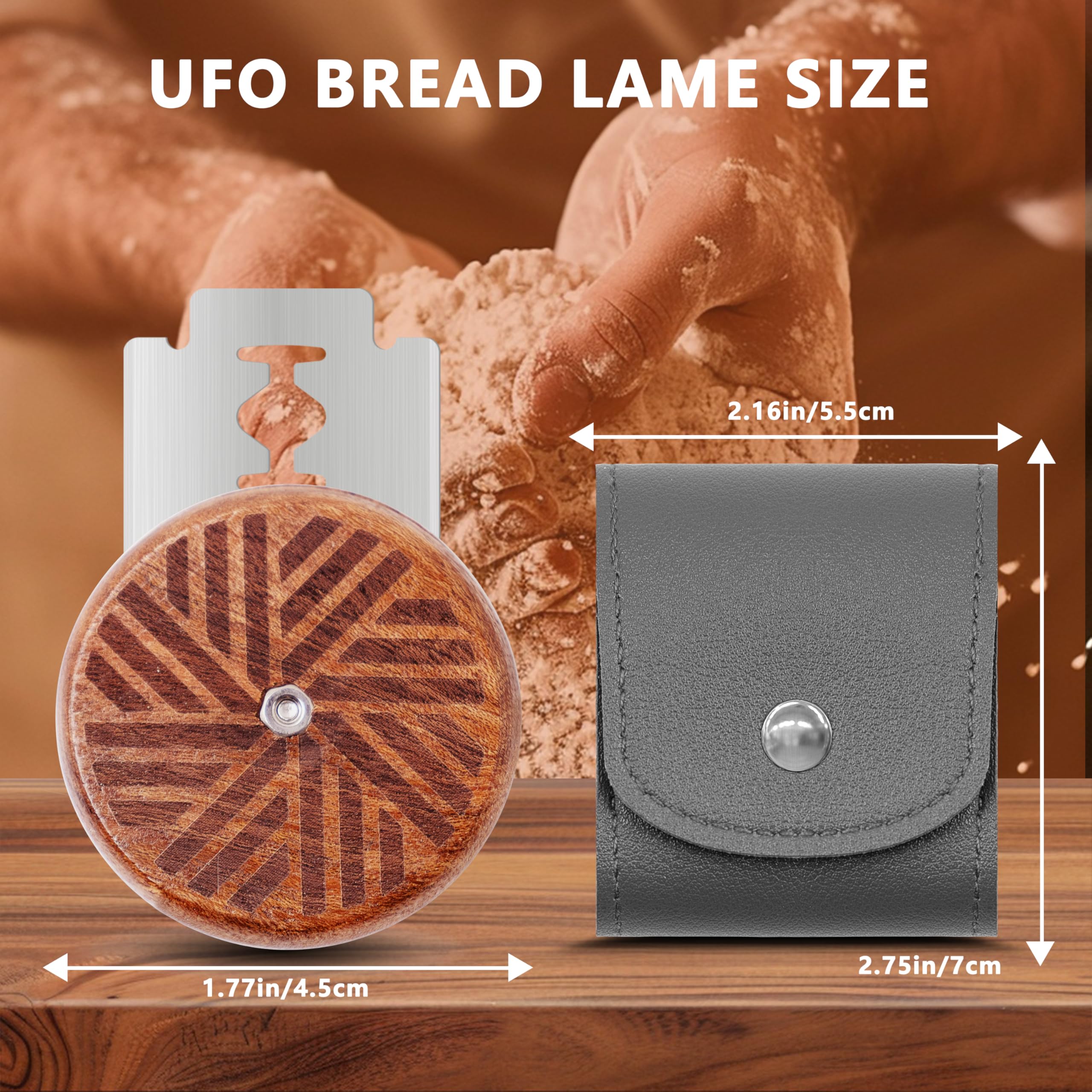 Epritliber UFO Bread Lame for Sourdough,Bread Scorer Sourdough Tool,Lines