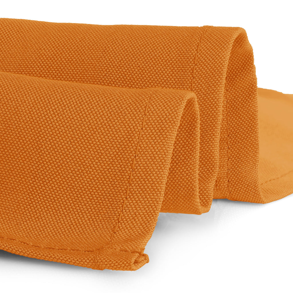 Gee Di Moda Rectangle Tablecloth - 70 x 120 Inch Orange Table Cloth for 6 or 8 Foot Rectangle Tables - Heavy Duty Washable Fabric - for Holiday Party, Dinner, Weddings, Baby Shower & Events