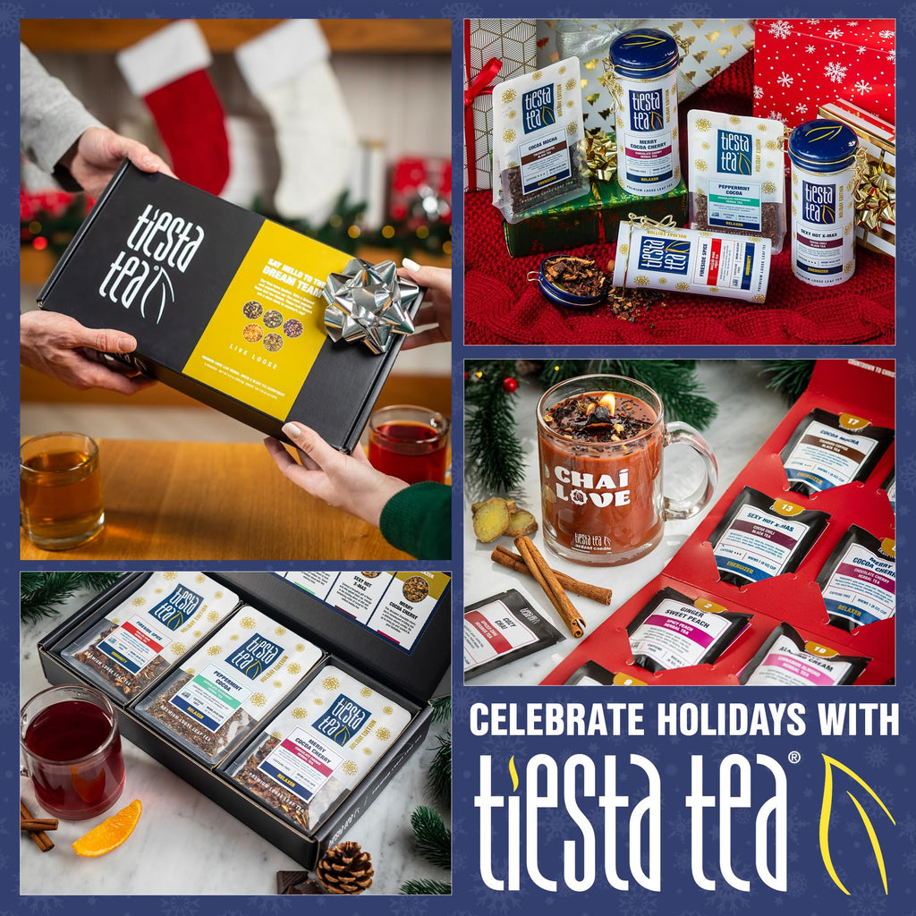 Tiesta Tea - Peach Party Cold Brew, Peach Hibiscus Herbal Tea