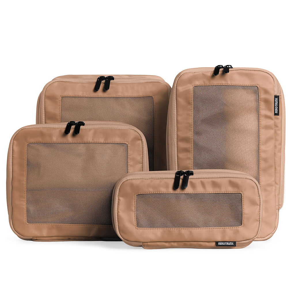 Aerotrunk Compression Packing Cubes for Travel, 4-Pack, Teal