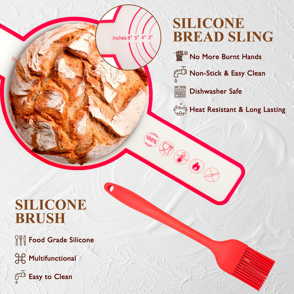 Complete Sourdough Starter Kit, Banneton Bread Proofing Basket