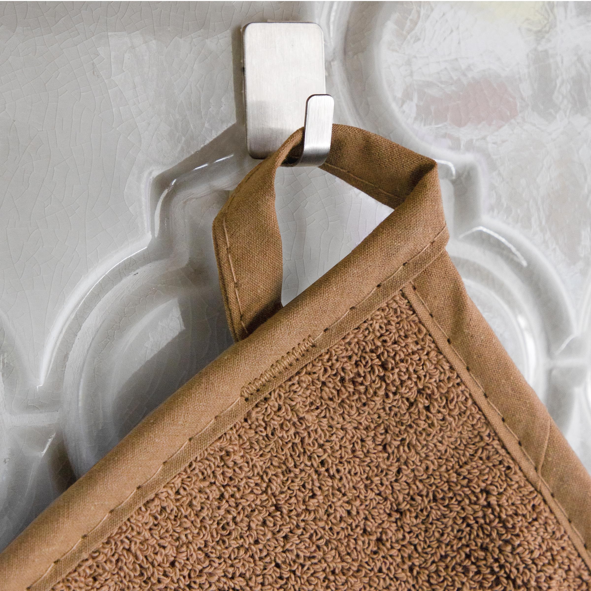 RITZ Terry Potholder & Hot Pad: Unparalleled Heat Resistant, Durable 100% Cotton – Ergonomically Designed for Optimal Grip – Easy-Care Machine Washable – 2-Pack, Copper